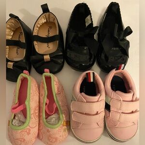 Newborn Girls Shoe Bundle Multiple Sizes